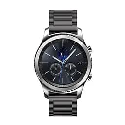 Металевий ремінець Watchbands Stainless Premium для Samsung Gear S3 Samsung Galaxy Watch 46mm Silver - чорний (WB006METALBLACK) - мініатюра 2