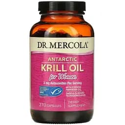 Олія антарктичного криля Dr. Mercola для жінок 270 капсул
