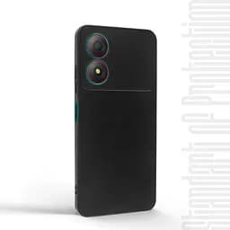 Чехол-накладка для смартфона ZTE Blade A34, противоударный, силиконовый, термополиуретановый (ТПУ), с защитой камеры и корпуса, черный, защита всего корпуса, ArmorStandart (ARM78939) - мініатюра 2