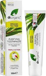 Зубна паста Чайне дерево Dr. Organic Organic Tea Tree Toothpaste 100 мл - мініатюра 3