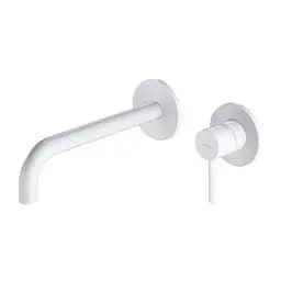 Смеситель для умывальника скрытого монтажа Omnires Y white matt Y1215HLWM Белый матовый