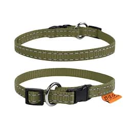 Нашийник Dog Extreme з нейлону регульований (ширина 10мм довжина 20-30см) хакі