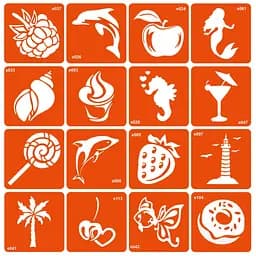 Набор трафаретов для био-папы Summer sweets summer-sweets-16