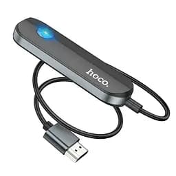 Адаптер перехідник Hoco UA23 4K HDMI to Lightning F 1 м чорний - мініатюра 2