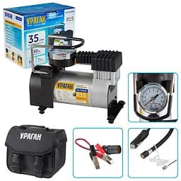Компресор автомобільний Vitol Ураган 100 psi 35 л (KA-12040) - мініатюра 2
