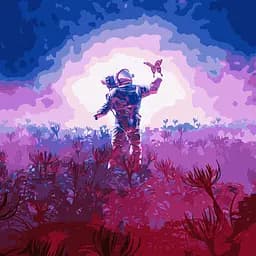 Набір для розпису по номерах Пізнаючи світ, 50x50 см