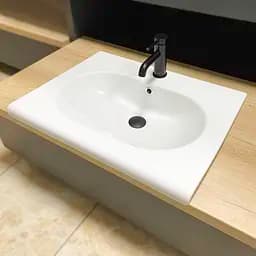 Умивальник VBI Pordenone white врізний VBI-018047, Білий - мініатюра 2