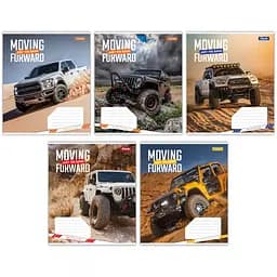 Тетради ученические 48 листов линия 1В Moving forward, 10 шт. в упаковке