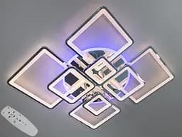 Потолочная LED-люстра Romin с диммером и подсветкой, 225W