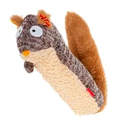 Игрушка для собак Белка с пищалкой GiGwi Plush текстиль 29 см