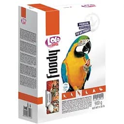 Повнораціонний корм Lolo Pets для великих папуг 900 г (LO-72700)