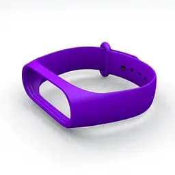 Силіконовий ремінець для фітнес-браслета XiaomiXiaomi Smart Band 5 6 7 Purple Фіолетовий