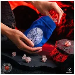 Мішок для кубиків Q‑Workshop Anne Stokes Dice Pouch: Snow Fairy (BAST207) - мініатюра 2
