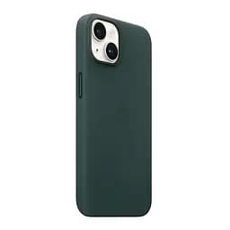 Чохол Leather Case with MagSafe для Apple iPhone 14 Forest Green AAA [76977] - мініатюра 2