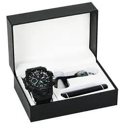 Чоловічий наручний годинник Besta Box Peremoga Light з компасом + подарунковий набір