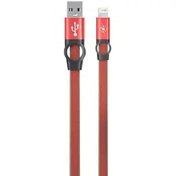 USB кабель Gelius Pro Flexible 2 GP-UC07i iPhone X Lighting Red