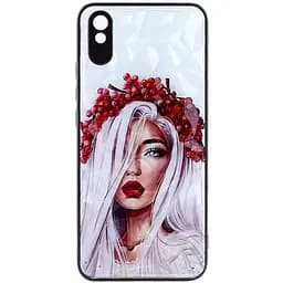 TPU+PC чохол Prisma Ladies для Xiaomi Redmi 9A Ukrainian Girl, TPU+PC
