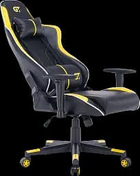 Геймерське крісло GT Racer чорне з жовтим (X-2528 Black/Yellow) - мініатюра 6