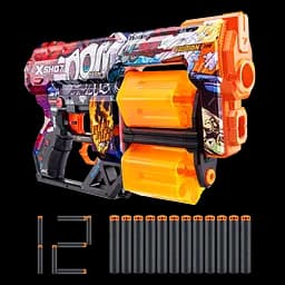 Швидкострільний бластер Zuru X-Shot Skins Dread Boom, 12 патронів (36517A) - мініатюра 2