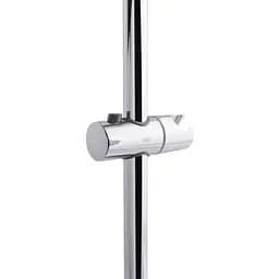 Душова стійка з тримачем універсальна Qtap Lepit 665 мм округла QTLEP82103OC Chrome Хром - мініатюра 2