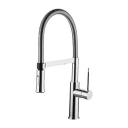 Смеситель для кухни с гибким изливом Omnires X3 chrome (X3CR) хром