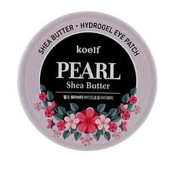 Гидрогелевые патчи для глаз Жемчуг-Масло ши Shea Butter Hydrogel Eye Patch Petitfee & Koelf 60 шт