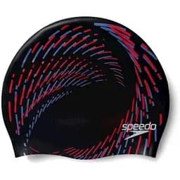 Шапочка для плавання Speedo Rev Moud Silc Cap Au Чорний/Червоний (1000-8-0933714662) - мініатюра 2