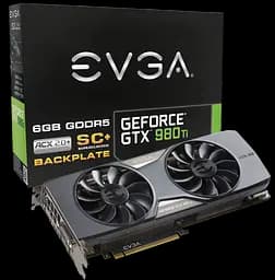 Відеокарта GeForce GTX 980 Ti 6GB Evga SC ACX 2.0 (06G-P4-4995-KR) Б/В - мініатюра 1