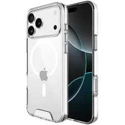 Чохол TPU Space Case with MagSafe для Apple iPhone 17 Pro (6.3) Прозорий - мініатюра 2