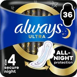 Гигиенические прокладки Always Ultra Secure Night (Размер 4) 36 шт.