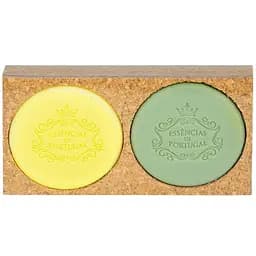 Набір мила Essencias de Portugal Лимон + Евкаліпт 50 г х 2 шт. в корковій коробці