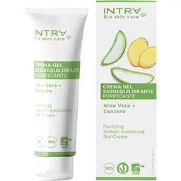 Крем-гель INTRA Aloe & Ginger для проблемної комбінованої та жирної шкіри обличчя 50 мл