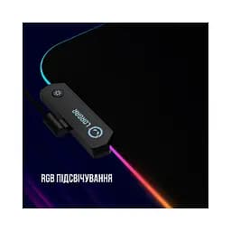 Килимок для мишки Lorgar Steller 919 RGB USB Black (LRG-GMP919) - мініатюра 8