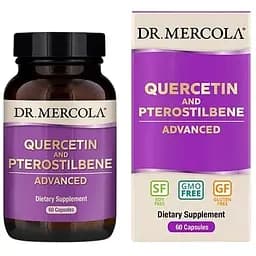 Натуральная добавка Dr. Mercola Quercetin And Pterostilbene Advanced 60 капсул