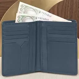 Чоловіче портмоне Tony Perotti Cortina 5050 navy (90110) Синє - мініатюра 6