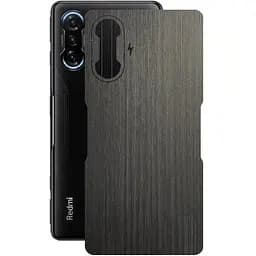 Захисна плівка StatusSKIN для Xiaomi Redmi K40 Garming 2021 Корпус Вініл Дерево сріблясто-чорне