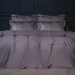 Простирадло на гумці MirSon Imperial Tencel №06 Gray 120х190 см (2200010755497) - мініатюра 7