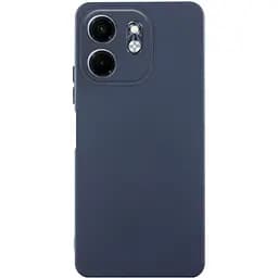 Чохол TPU Getman Liquid Silk Full Camera для Tecno Spark Go 2 Синій / Midnight Blue
