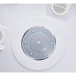 Душовий бокс Lidz Tani SB90x90.SAT.HIGH.FR Frost, Хром матовый, матовий, хром матовий - мініатюра 7