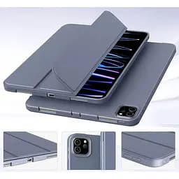 Чохол-книжка BeCover Tri Fold Soft TPU Silicone для Apple iPad Pro 11" M4 2024 Purple (711749) - мініатюра 2