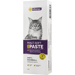 Паста Vitomax Eco Malt Soft для виведення шерсті у котів та кішок 100 г - мініатюра 4