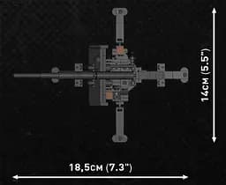 Конструктор Cobi Company of Heroes 3 Зенітна гармата FlaK 88-мм, масштаб 1:35, 225 деталей (COBI-3047) - мініатюра 6