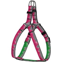 Шлея для собак дрібних порід BronzeDog Urban Art Піт-стоп XXS 24-30 см