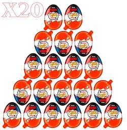 Комплект шоколадних яєць Kinder Joy Funko Netflix Stranger Things 20 шт по 20 г