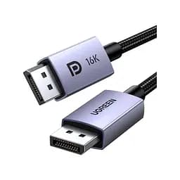 Кабель мультимедійний DisplayPort M to DisplayPort M 1.0m 16K DP118 black Ugreen (15383)