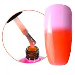 Термо фінішне покриття Canni Chameleon Top Coat №391 помаранчевий 7.3 мл - мініатюра 3