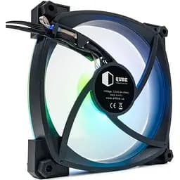 Кулер до корпусу Qube M55-1 Black - мініатюра 3