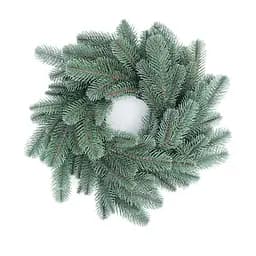 Вінок хвойний різдвяний Hvoya Lux литий блакитний 50 см