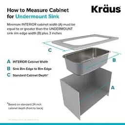 Подвійна кухонна мийка Kraus Premier KBU27, Нержавіюча сталь - мініатюра 6
