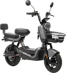 Электроскутер Двухместный Corso Raven (800W; 60V/20Ah) Серый